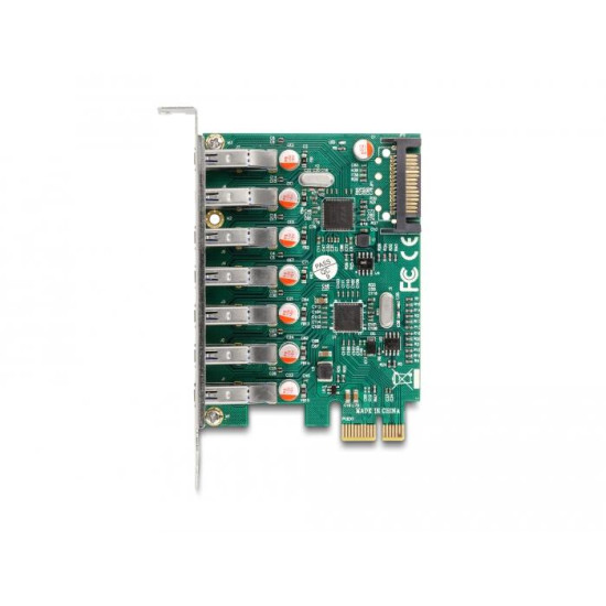 Delock PCI Express x1 Card to 7 x external USB 5 Gbps Type-A female