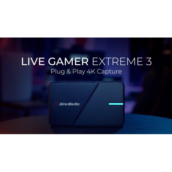 External Capture AVerMedia LIVE Gamer Extreme 3 - 4K Plug&Play
