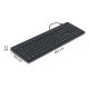 Hama Cable Keyboard CK-100,