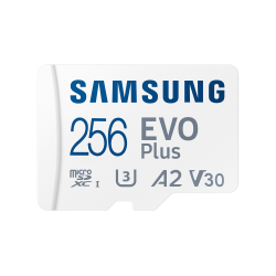 Memory card Samsung EVO Plus microSDXC, 256GB, Adapter