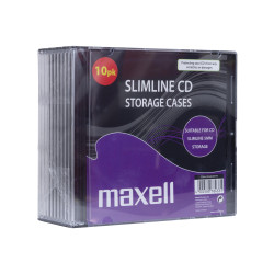 Slim Black case CD/DVD Box MAXELL