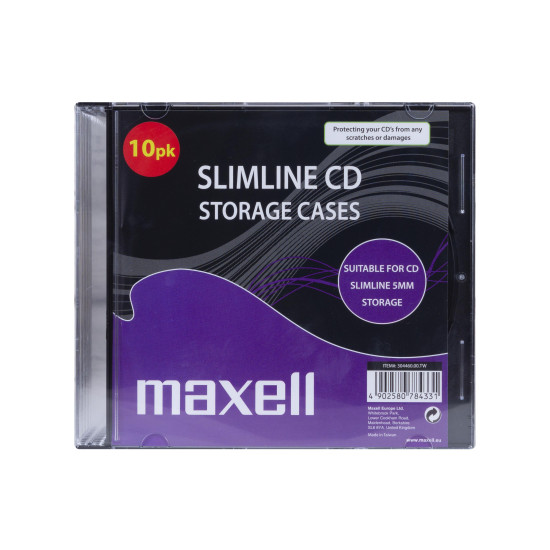 Кутийка за CD/DVD MAXELL Slim Black