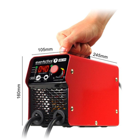 Everactive Automatic-battery charger  with inverter 12V/24V 40A for car/boat/motorcycle/motocars batteries