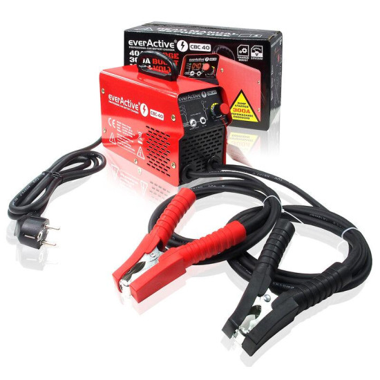 Everactive Automatic-battery charger  with inverter 12V/24V 40A for car/boat/motorcycle/motocars batteries