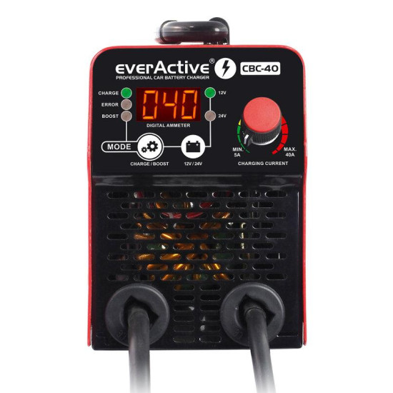 Everactive Automatic-battery charger  with inverter 12V/24V 40A for car/boat/motorcycle/motocars batteries