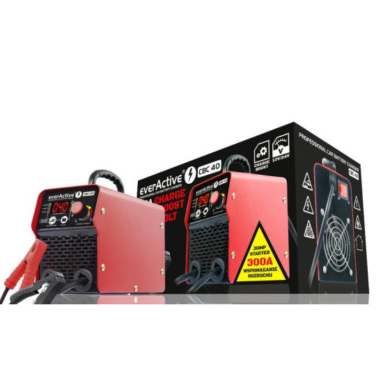 Everactive Automatic-battery charger  with inverter 12V/24V 40A for car/boat/motorcycle/motocars batteries