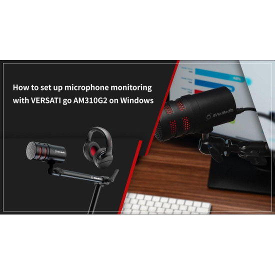 Настолен микрофон AverMedia VERSATI Go - AM310G2