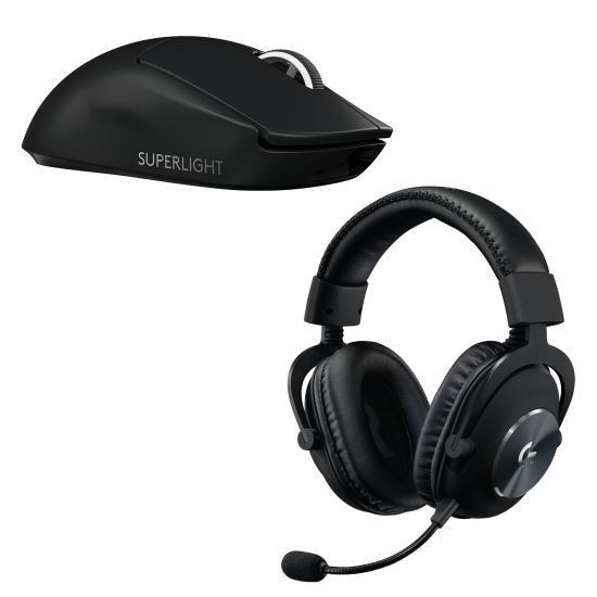 Bundle Gaming Mouse and Headset Combo Logitech G Pro X Superlight and Logitech G Pro Headset