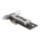 Delock Mobile Rack PCI Express Card for 1 x M.2 NVMe SSD - Low Profile Form Factor