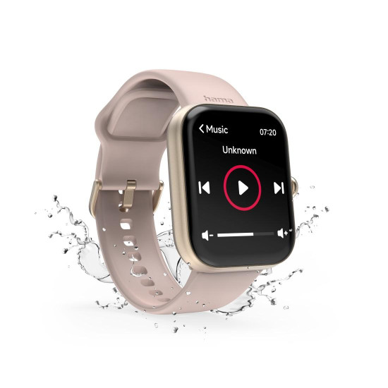 Hama “5000” Smart Watch, Phone Function, Sleep Analysis, Waterproof, 1.65