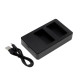 Charger for batteries for CRANE remotes  Palfinger 590 , 960 ; Scanreco  592, 960 RSC7220  NIMH 7,2V Dual Micro USB Cameron Sino