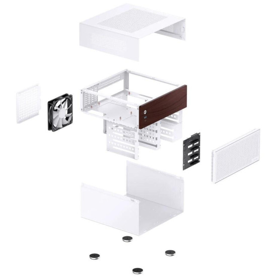 Case Jonsbo N4 NAS, m-ATX, White