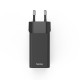 Hama Fast Charger, 1x USB-C PD, 3x USB-A, Mini-Charger, 35 W, black