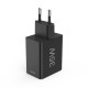 Hama Fast Charger, 1x USB-C PD, 3x USB-A, Mini-Charger, 35 W, black