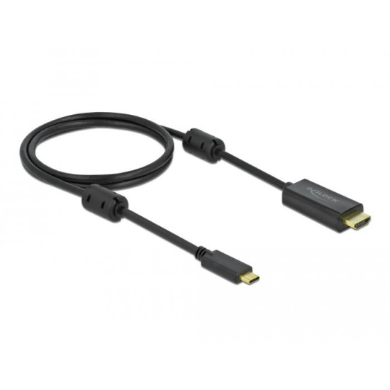 Delock Active USB Type-C to HDMI Cable (DP Alt Mode) 4K 60 Hz 1 m