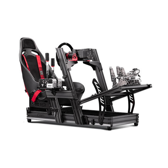 Next Level Racing F-GT Elite Aluminium Simulator Cockpit - Front and Side Mount Edition