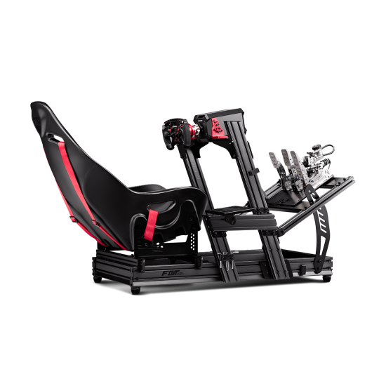 Next Level Racing F-GT Elite Aluminium Simulator Cockpit - Front and Side Mount Edition