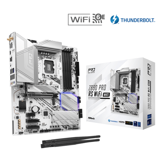 Motherboard ASRock Z890 Pro RS WIFI White, LGA 1851