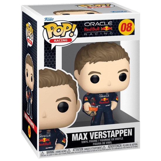 Funko Pop! Racing: Oracle Red Bull Racing - Max Verstappen with Helm #08