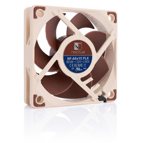 Вентилатор Noctua NF-A6x15 FLX, 60 x 60 x 15 mm