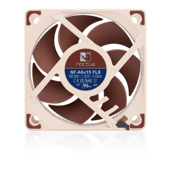 Вентилатор Noctua NF-A6x15 FLX, 60 x 60 x 15 mm