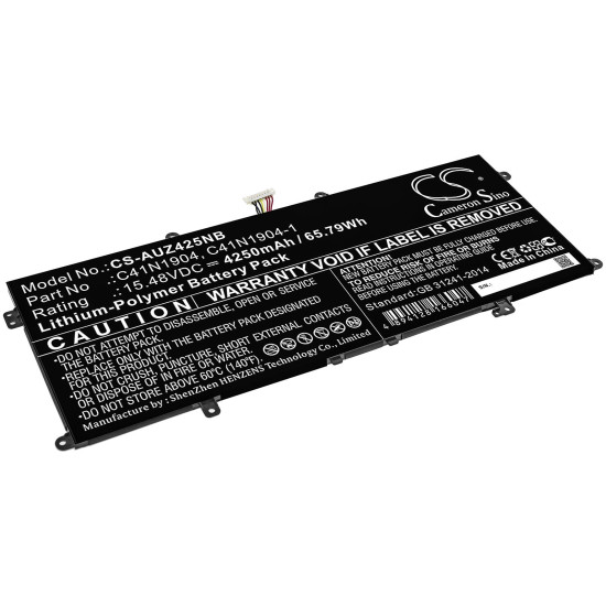 Laptop Battery ASUS ZenBook 13 UX325EA-AH77  C41N1904 LiPo 15,48 V 4250mAh  CAMERON SINO