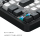 Gaming Mechanical Keyboard  Dark Project ALU87B Bushido RGB