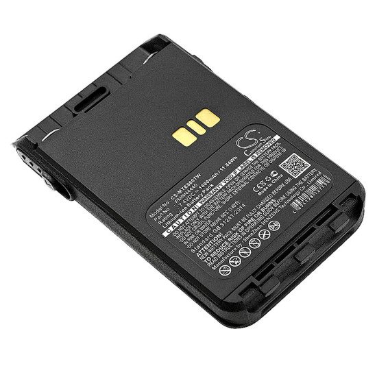 Camera Battery for Two-Way Radio  Motorola DP3000e, DP3441e, XiR P8600 PMNN4440 Liion  7,4V 1600mA Cameron Sino