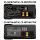 Camera Battery for Two-Way Radio  Motorola APX2000, DP2400, XPR 7350  Liion  7,4V 2200mA Cameron Sino