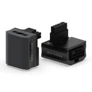 EZDIY-FAB 12VHPWR 600W GPU Power Adapter - RVS 90° Black