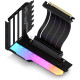 EZDIY-FAB RGB Vertical PCIe 4.0 GPU Mount Bracket Graphic Card Holder 90° Riser Cable
