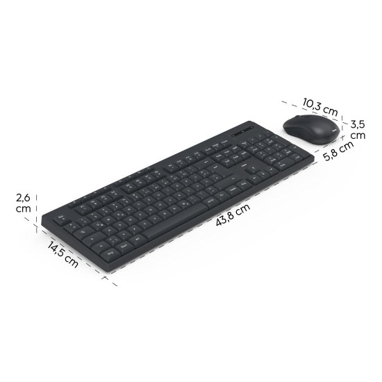HAMA Wireless keyboard with mouse 