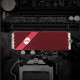 M.2 Heatsink EZDIY-FAB for NVMe SSD - Red