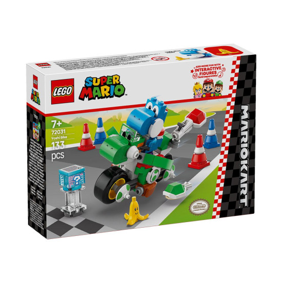 LEGO  Super Mario Mario car - Yoshi bike, 72031