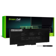 Батерия за лаптоп  DELL Latitude 5280 5290 5480 5490 5491 5495 5580 5590 5591 Precision 3520 3530 93FTF GJKNX 7,6V 6200mAh GREEN CELL