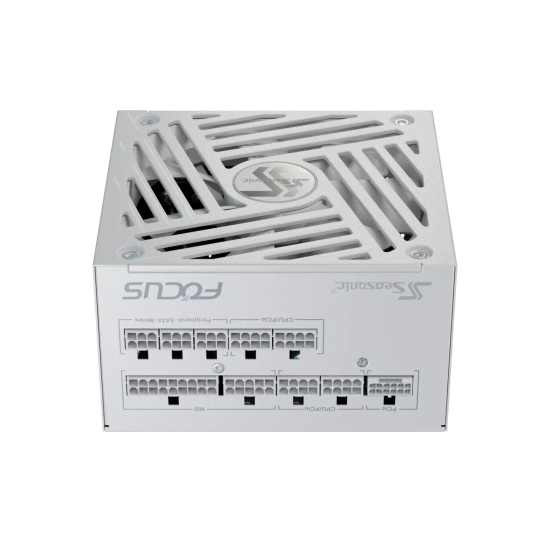Power Supply SEASONIC FOCUS GX-750 White - 750W 80+ Gold, ATX 3.1, PCIe 5.1, Fully Modular