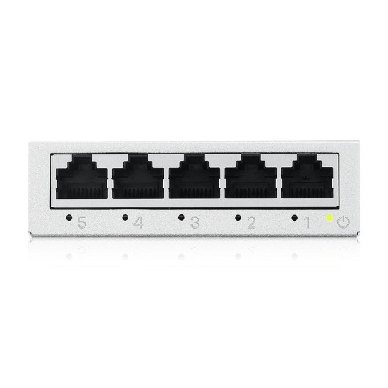 Switch ZYXEL GS-105B v5, 5 Ports, Gigabit, Metal housing
