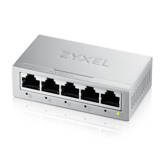 Switch ZYXEL GS-105B v5, 5 Ports, Gigabit, Metal housing