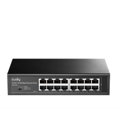 Switch Cudy FS1016, 16-Port 10/100Mbps, Metal Switch