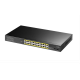 Switch Cudy GS1028PS2, 24 ports, 10/100/1000,  24× GbE with 802.3at/af PoE, 2× Uplink SFP, Default/VLAN/Extend Modes, for 19