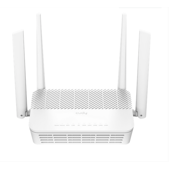 Wireless Router Cudy WR3000H, AX3000, 2.4/5 GHz, 574 - 2402 Mbps, 10/100/1000