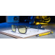 Геймърски очила GUNNAR Fallout Vault 33 Gunmetal/Olive - Amber