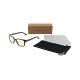 Computer glasses GUNNAR Muir Ebony (wood),  Amber