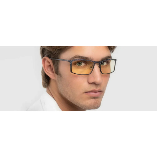 Компютърни очила GUNNAR Plaid Graphite - Amber