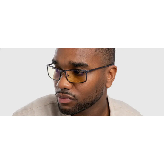 Компютърни очила GUNNAR Plaid Graphite - Amber