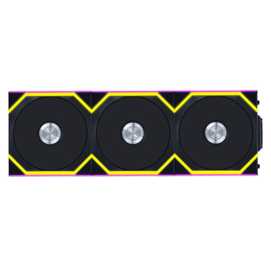 3Pack Fans Lian Li UNI FAN SL Wireless ARGB PWM - 120 mm Black + Controller