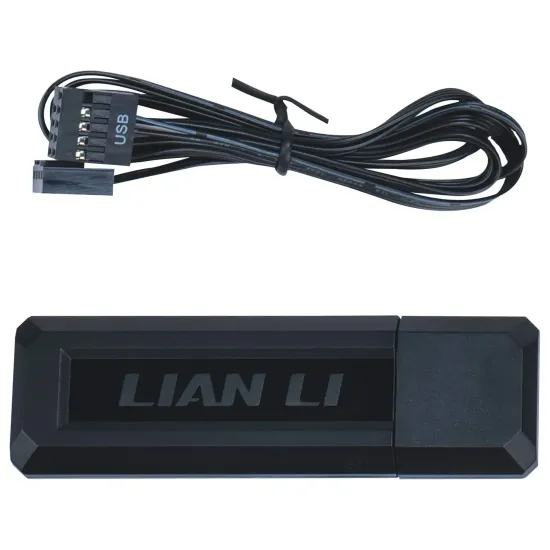 3Pack Fans Lian Li UNI FAN SL Wireless ARGB PWM - 120 mm Black + Controller