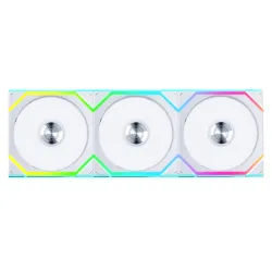 3Pack Fans Lian Li UNI FAN SL Wireless ARGB PWM - 120 mm White + Controller
