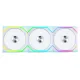 Вентилатори 3бр Lian Li UNI FAN SL Wireless ARGB PWM - 120 mm Бели + Контролер