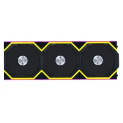 Triple Pack Lian Li UNI FAN SL Wireless ARGB PWM Reverse Blade - 120 mm Black + Controller